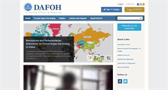Desktop Screenshot of dafoh.org