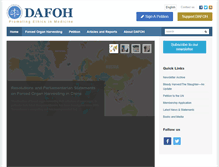 Tablet Screenshot of dafoh.org